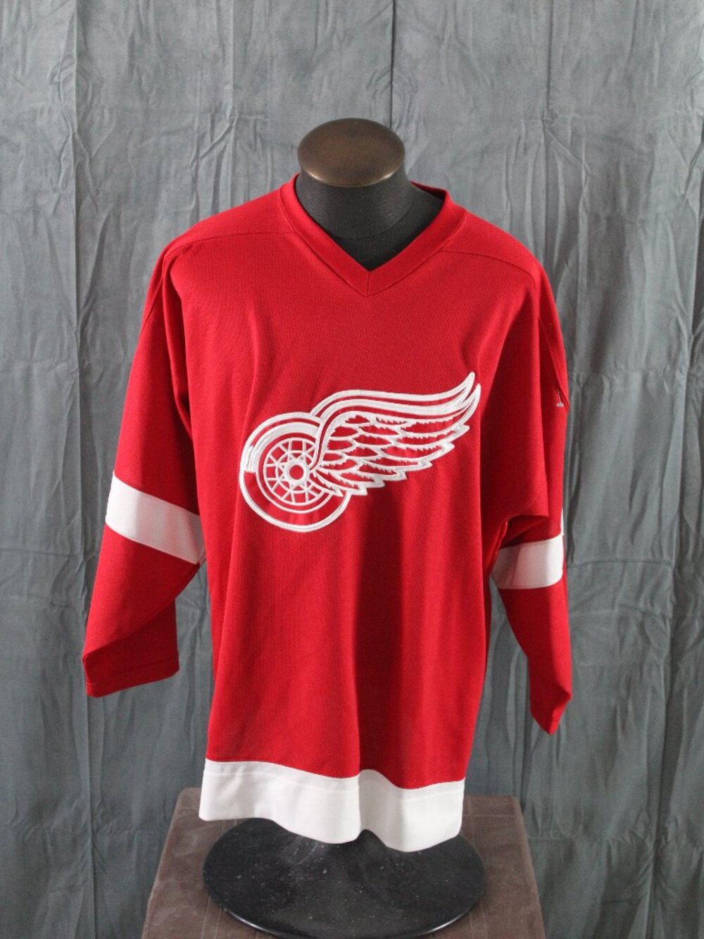 Detroit Red Wings Jersey (VTG) - Away Red Jersey by Pro Player - Men's 2XL